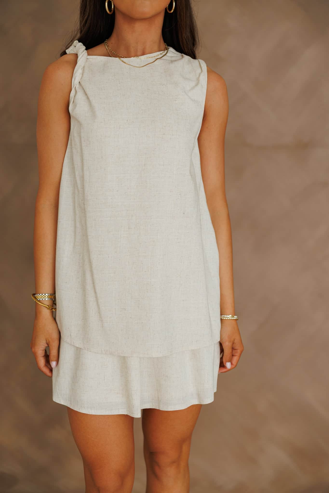 Shoreline Shift Linen Dress - Image 6