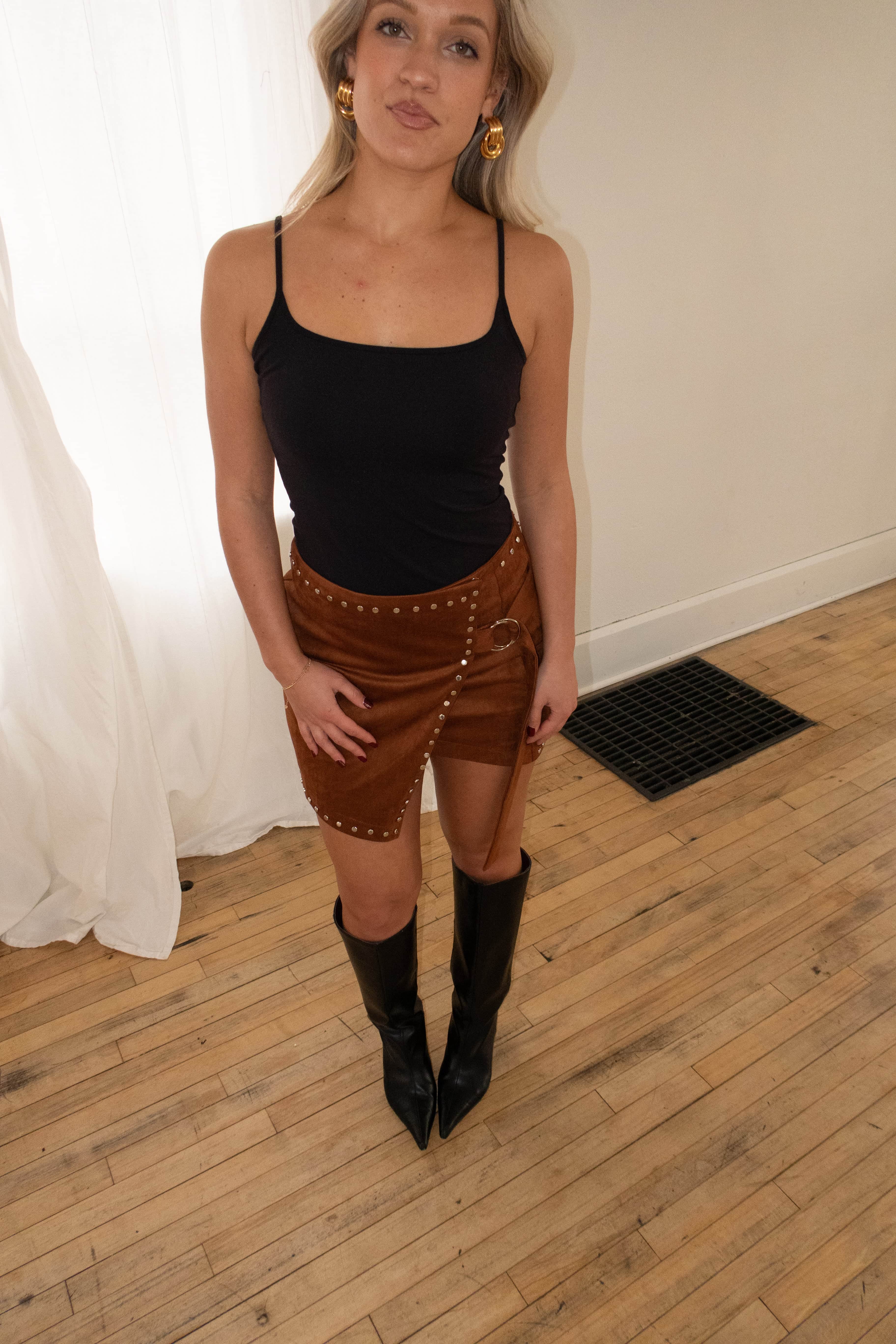 Sienna Studded Mini Skirt - Image 6