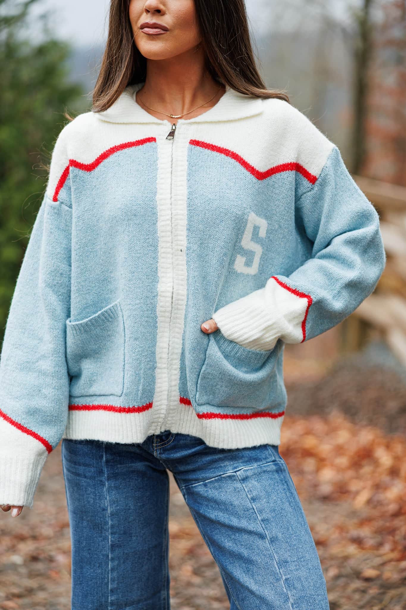 Ski Patch Knit Cardigan - Image 3