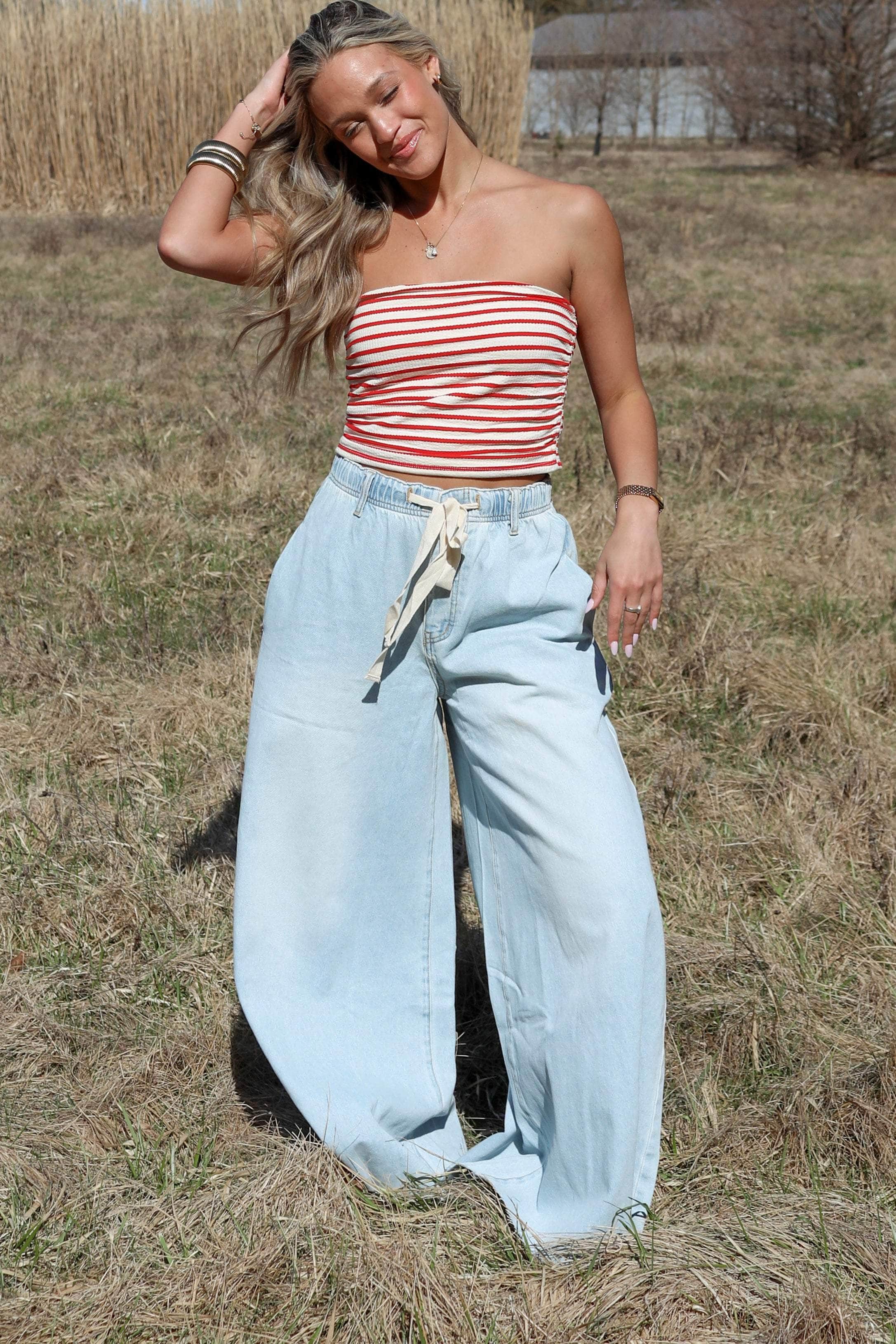 Sky High Wide Leg Denim - Image 4