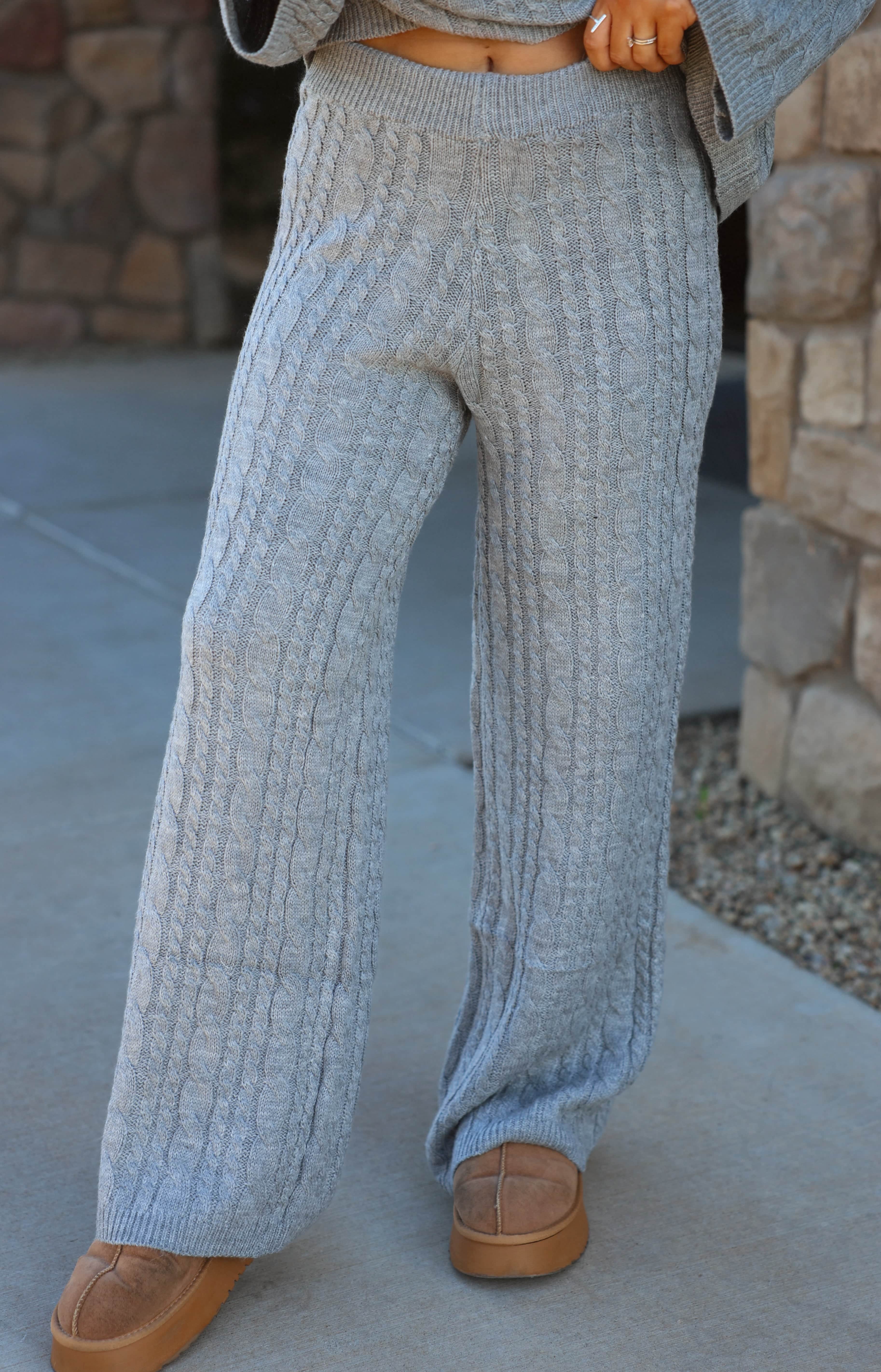 Snowed In Cable Knit Pants - Image 5
