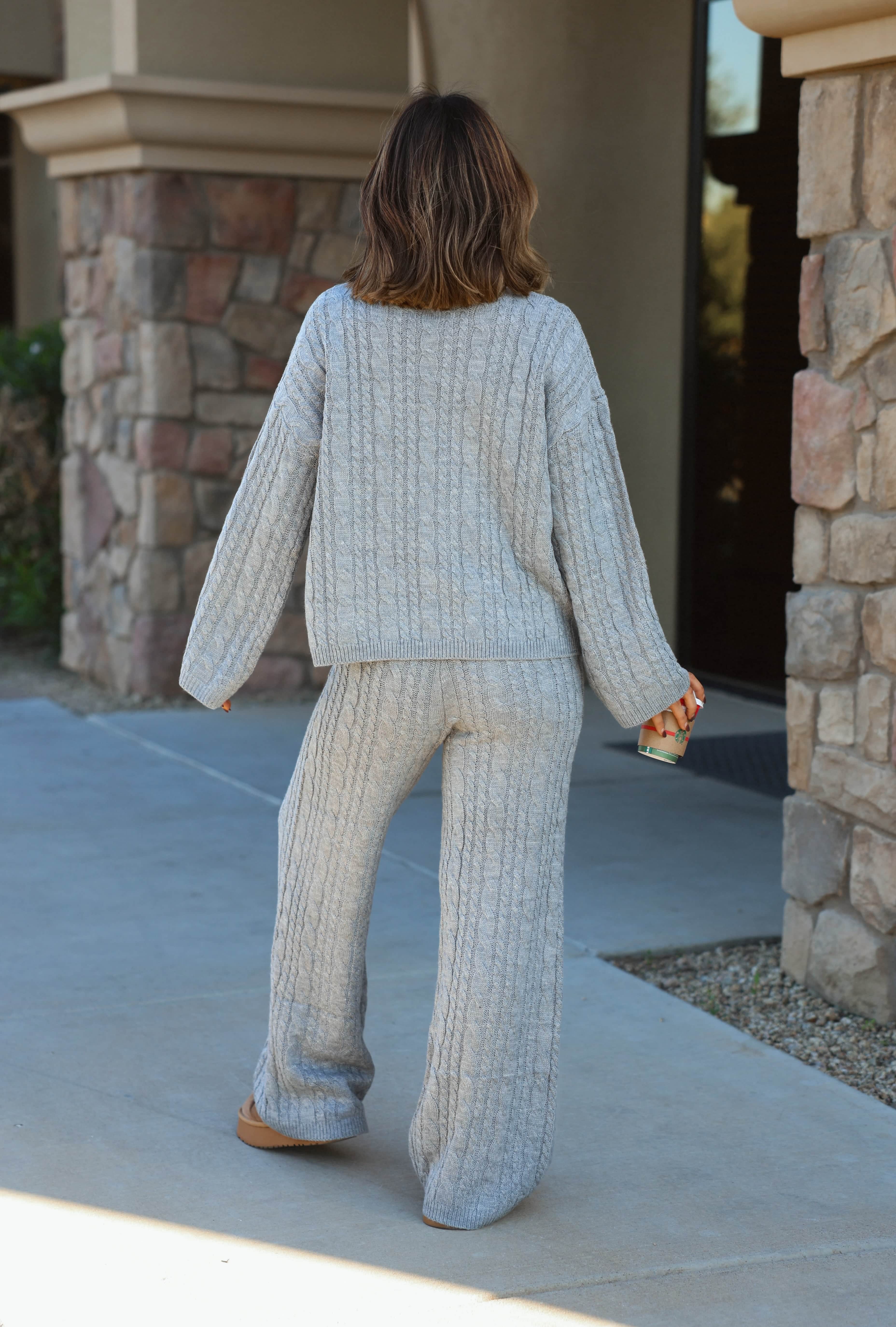 Snowed In Cable Knit Sweater - Image 9