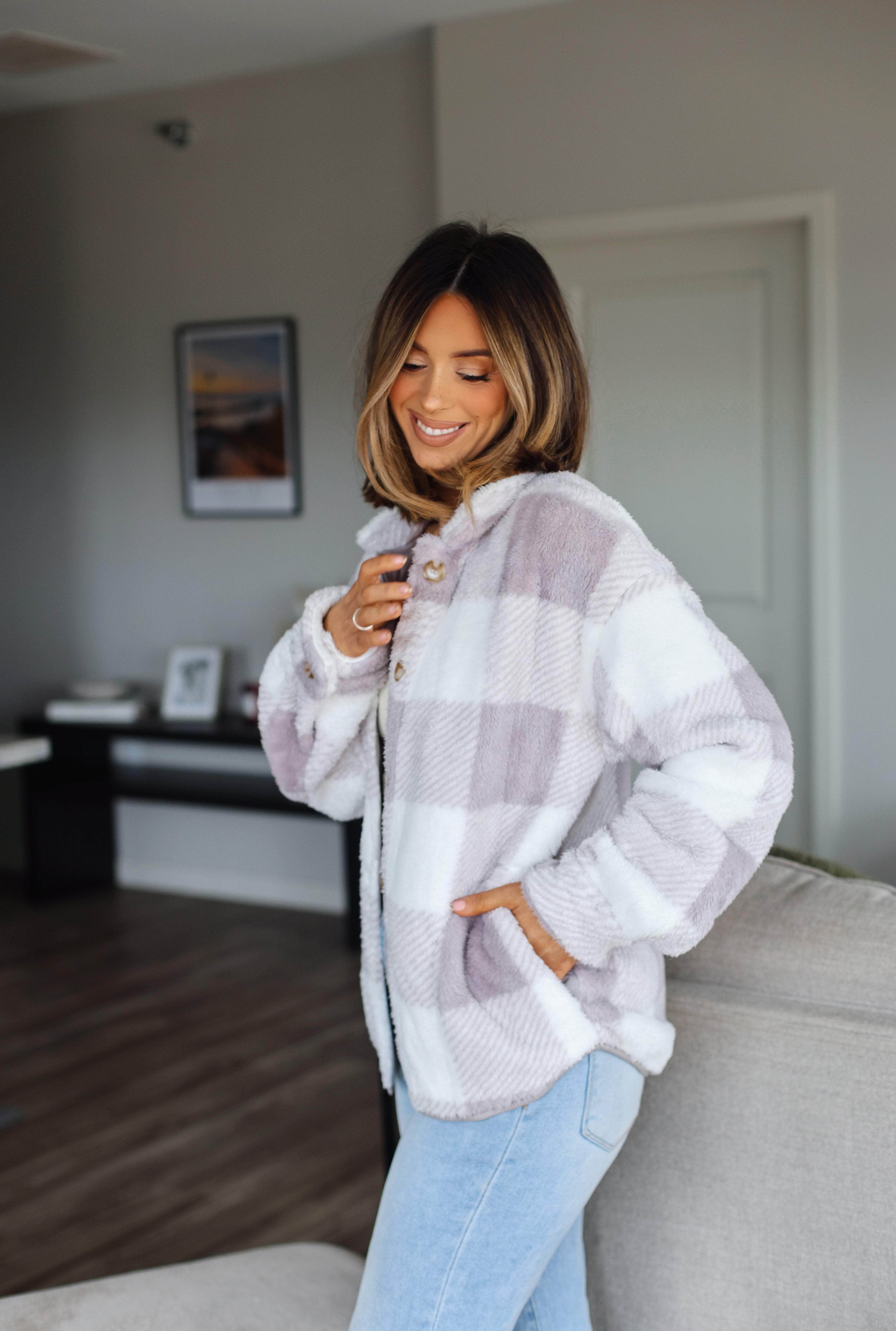 Snowy Haven Fleece Jacket - Image 5