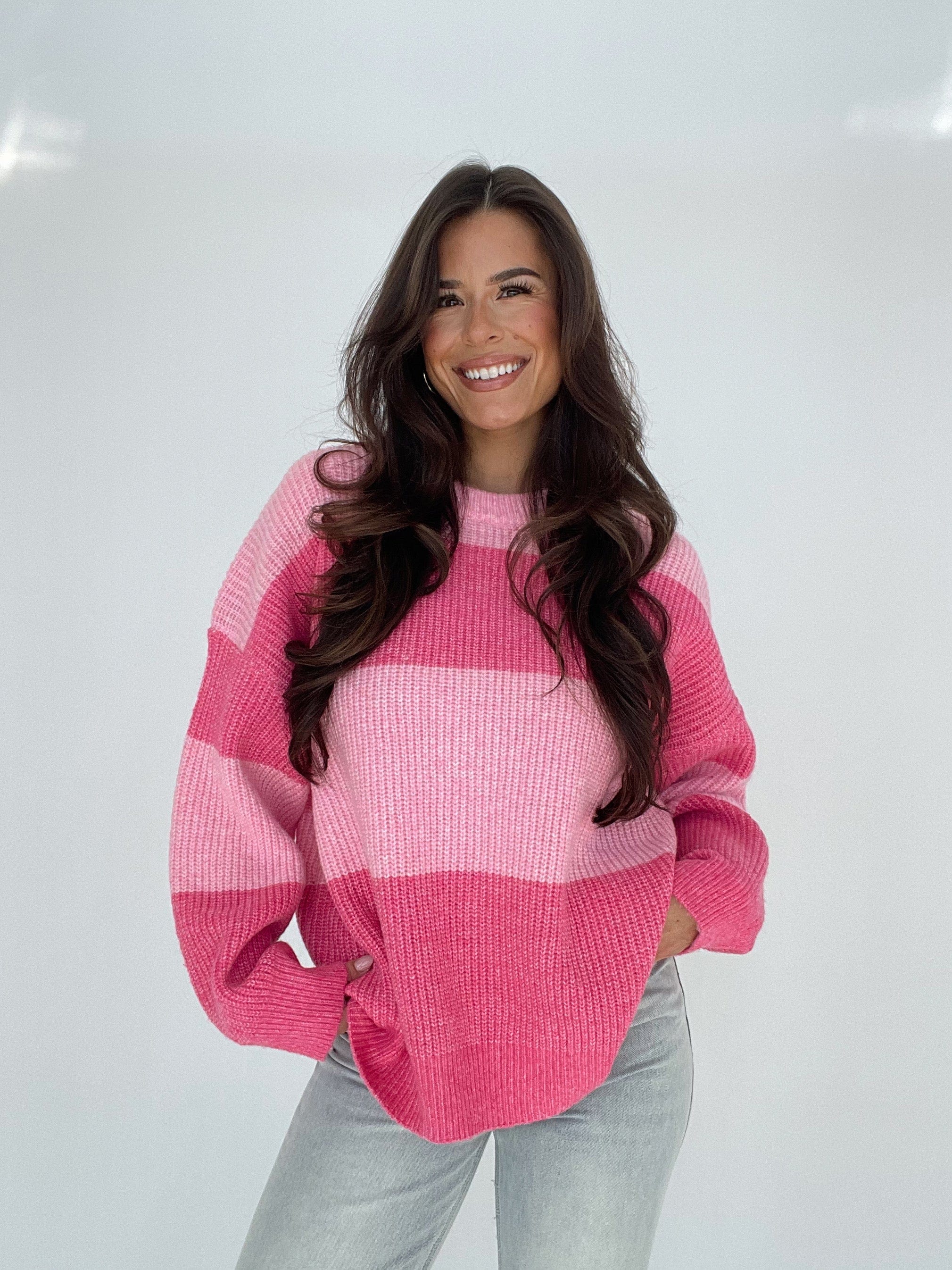 Striped Color Block Sweater - Image 12