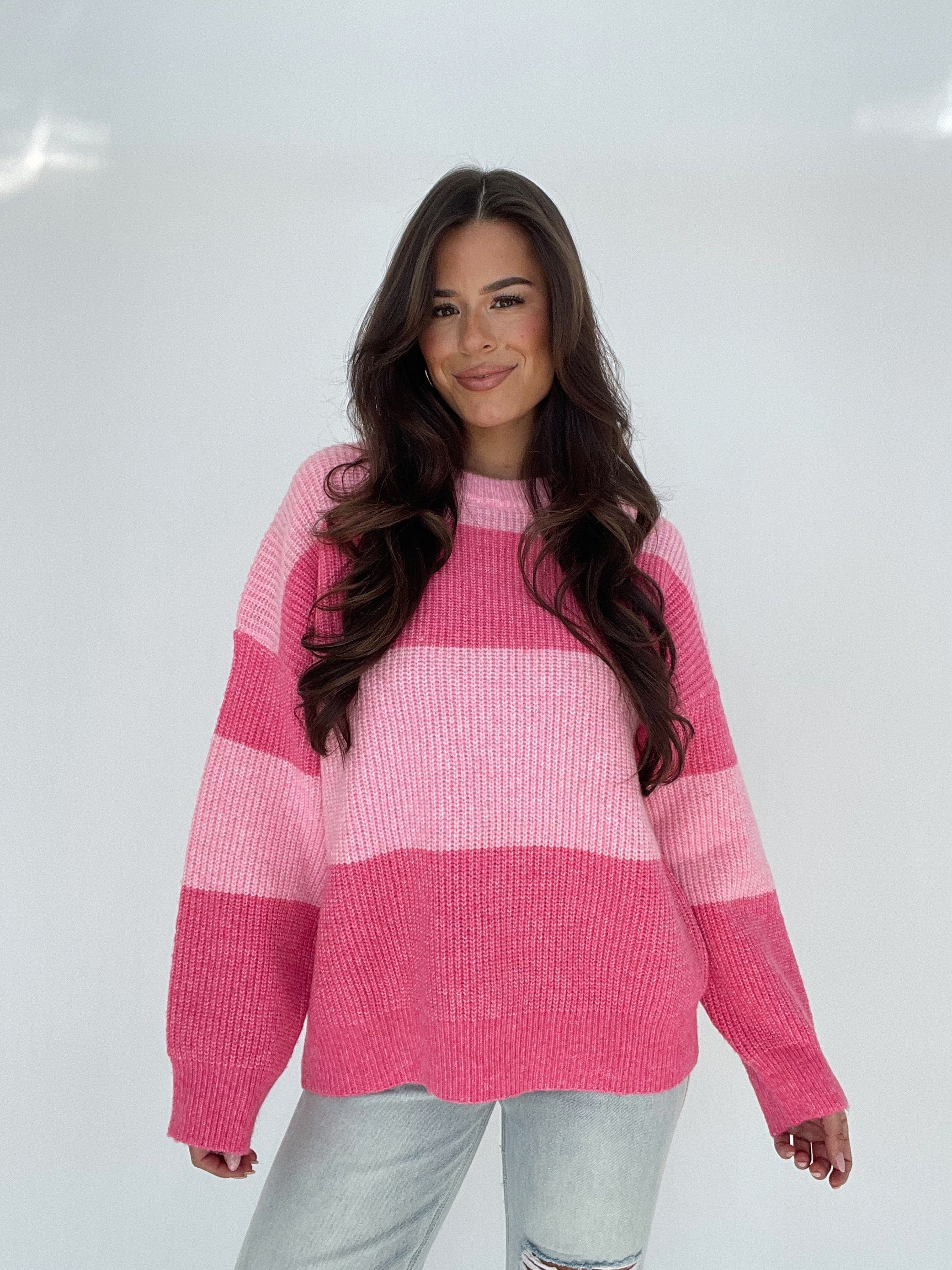 Striped Color Block Sweater - Image 7