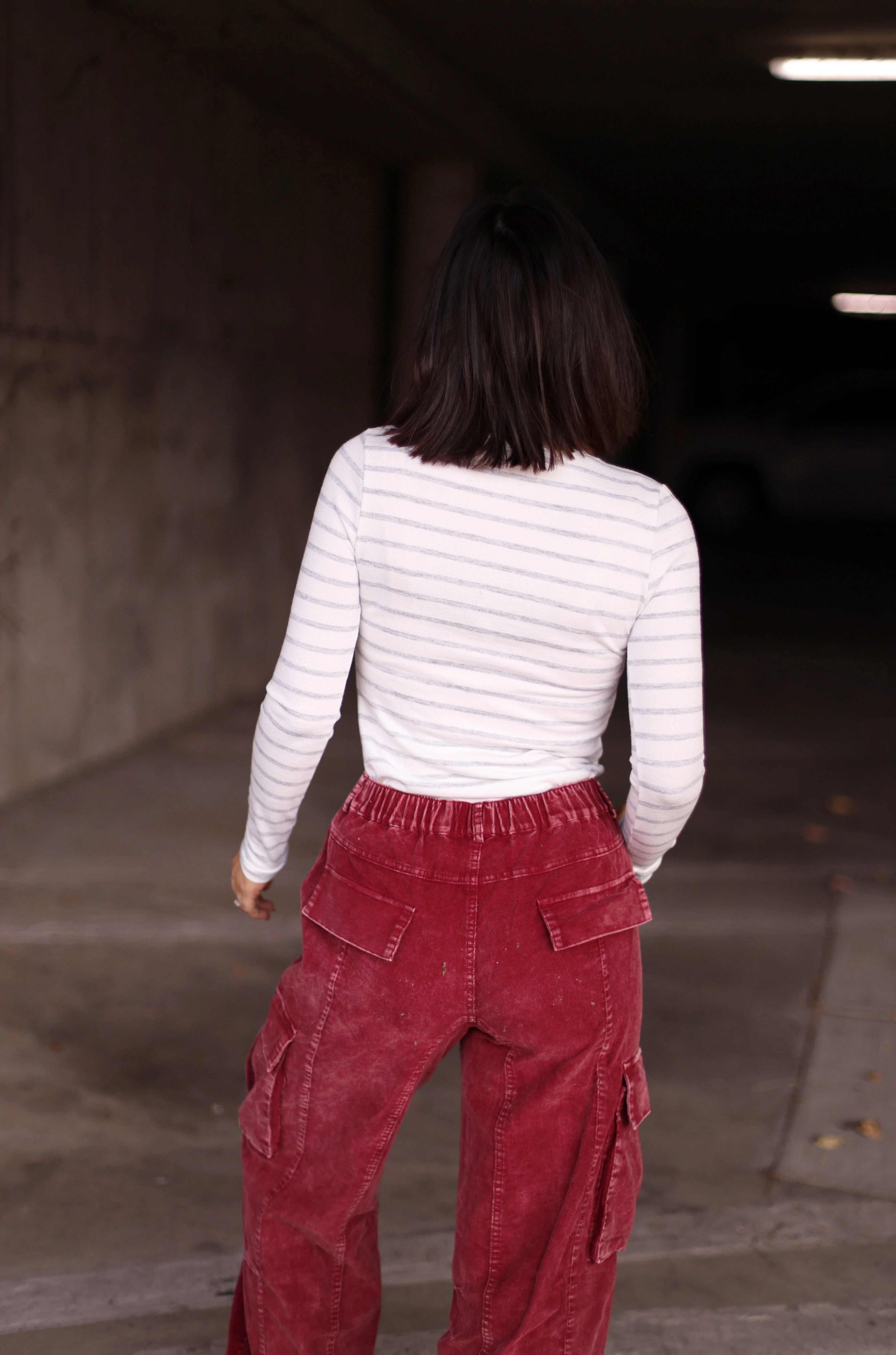 Striped Crew Neck Top - Image 3