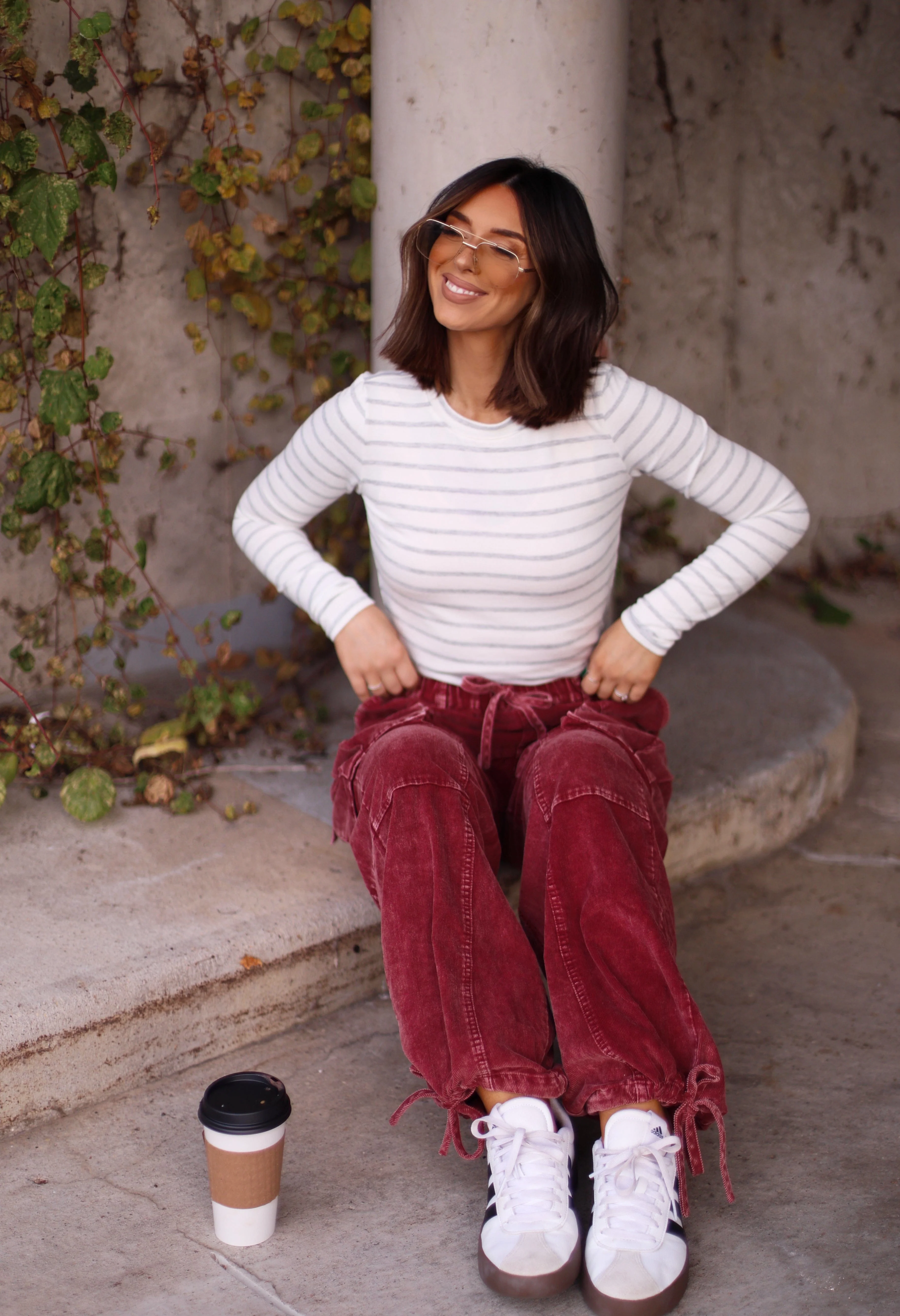 Striped Crew Neck Top - Image 4