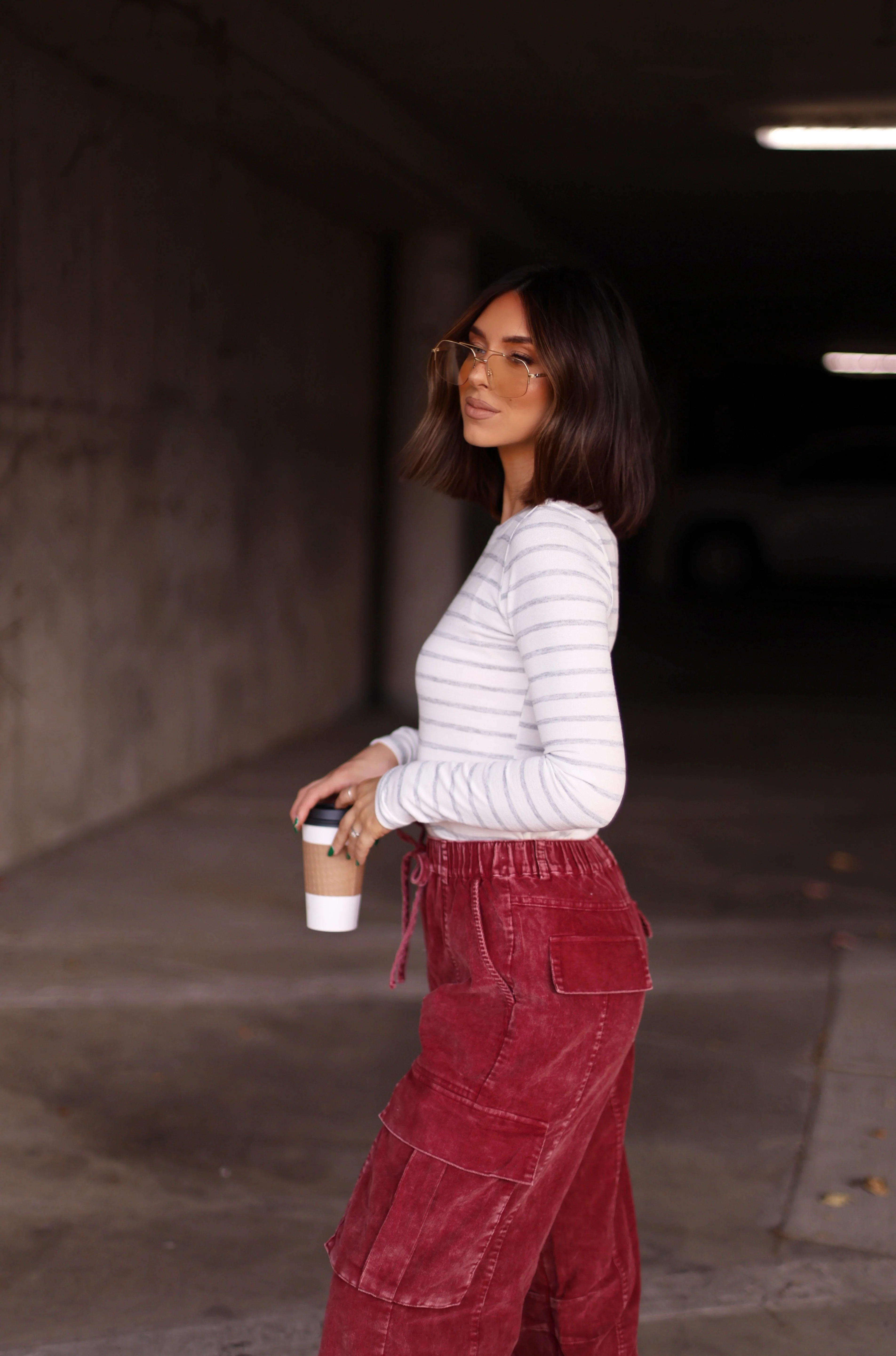 Striped Crew Neck Top - Image 5