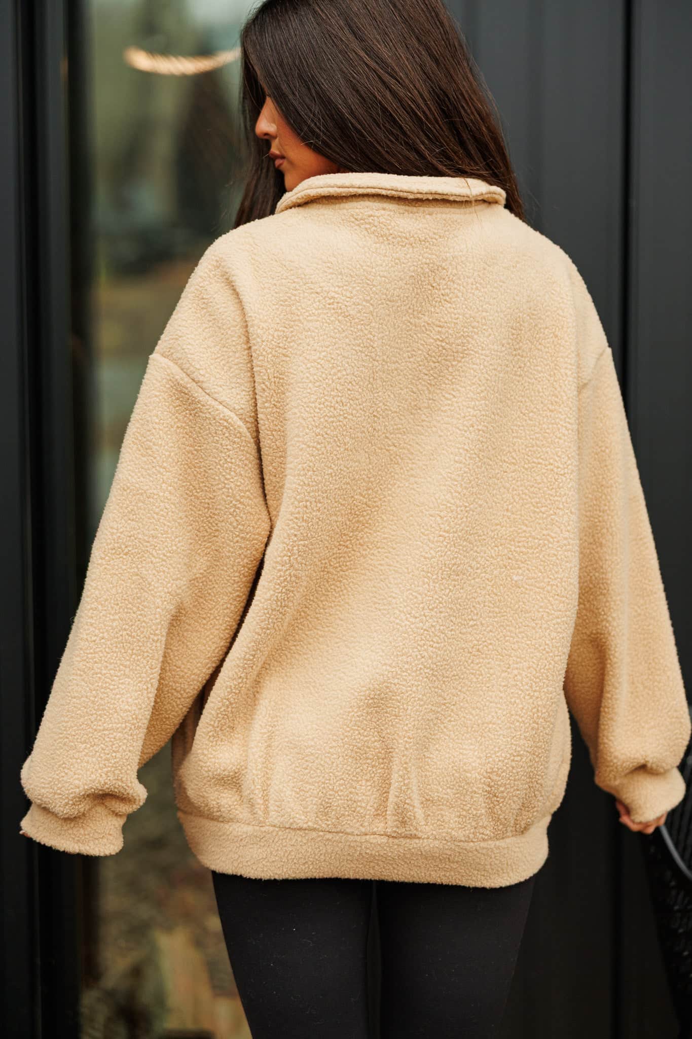 Teddy Polo Fleece Sweatshirt - Image 3