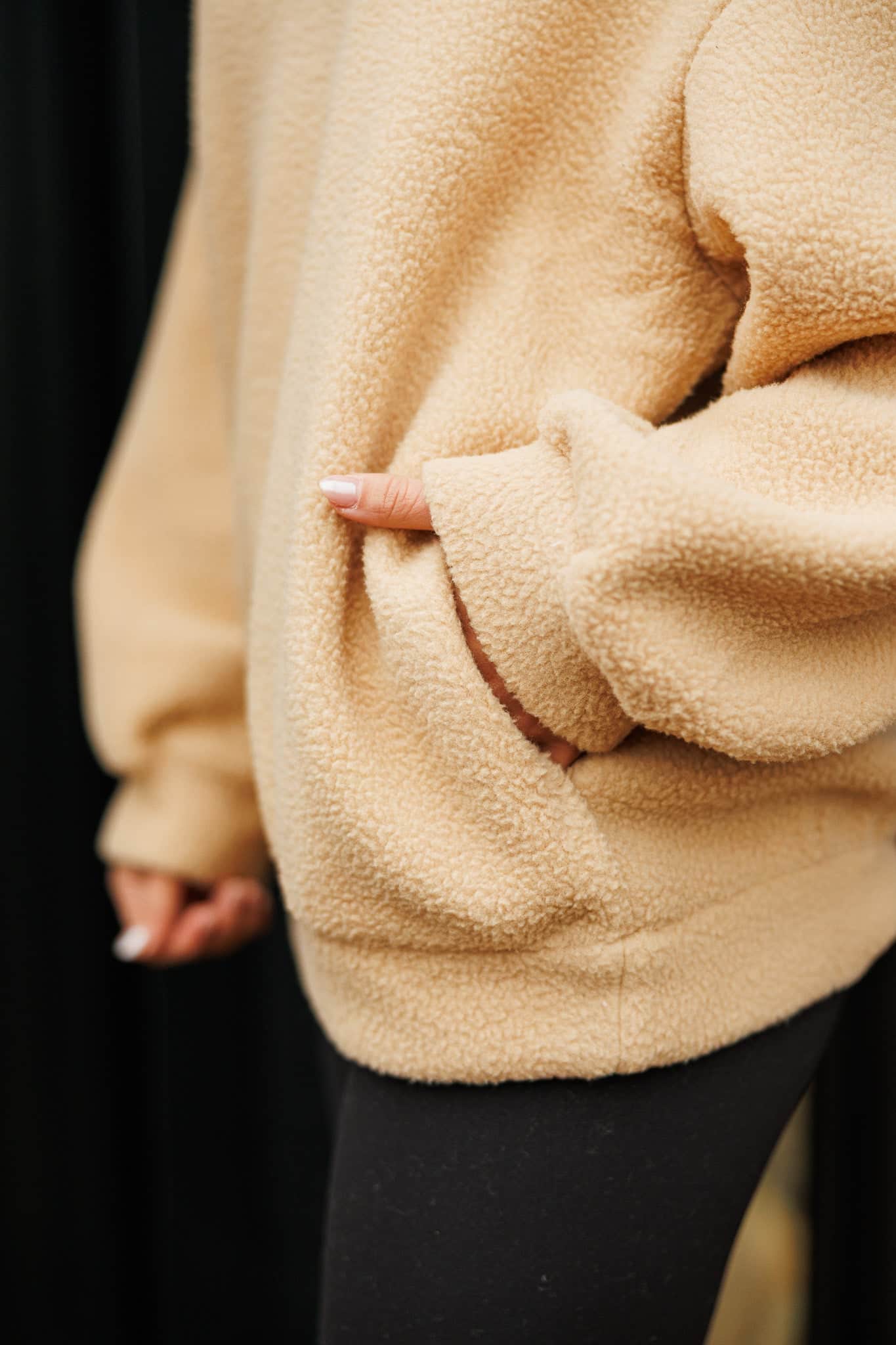 Teddy Polo Fleece Sweatshirt - Image 6