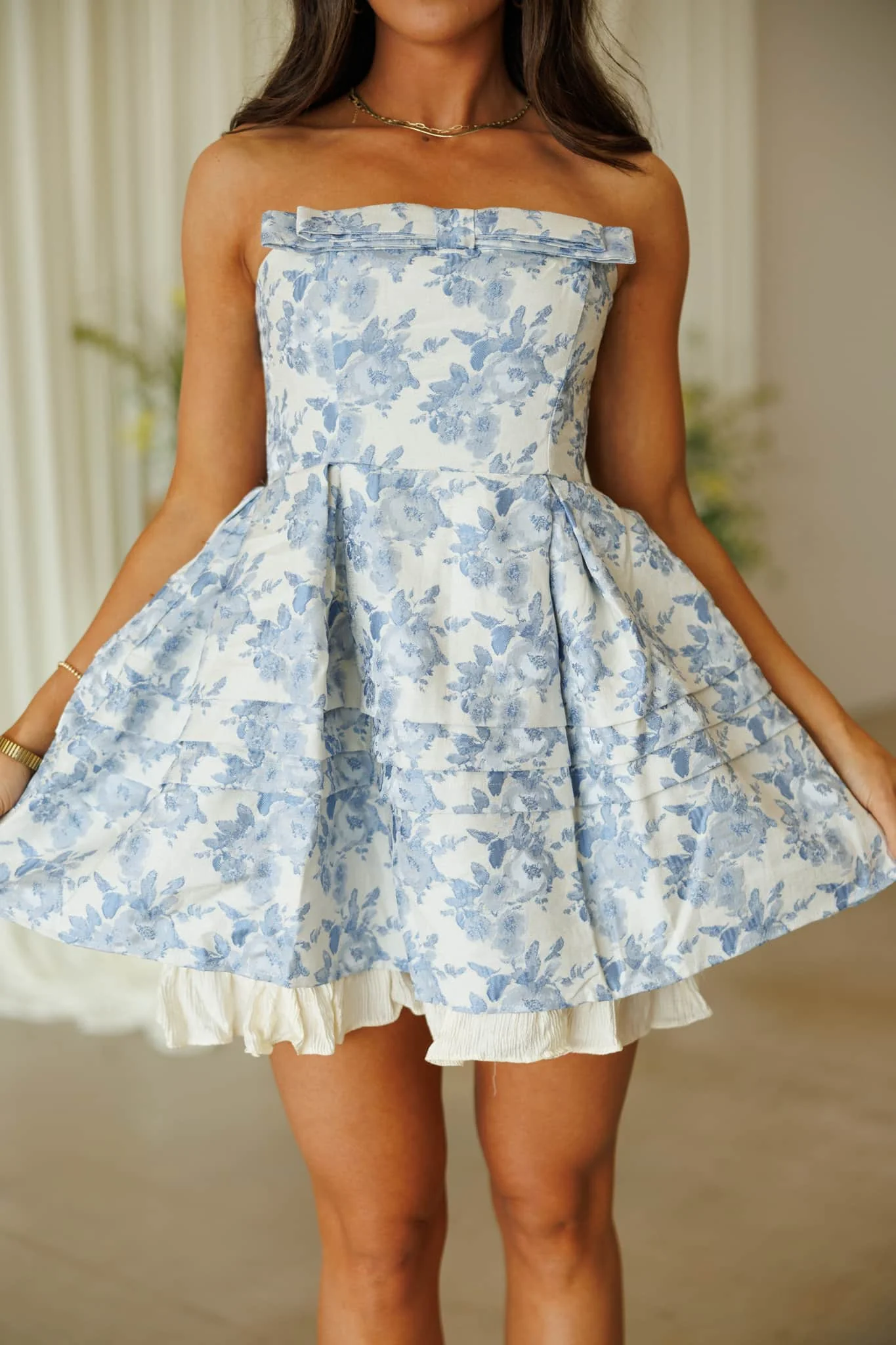 The Porcelain Bloom Dress - Image 3