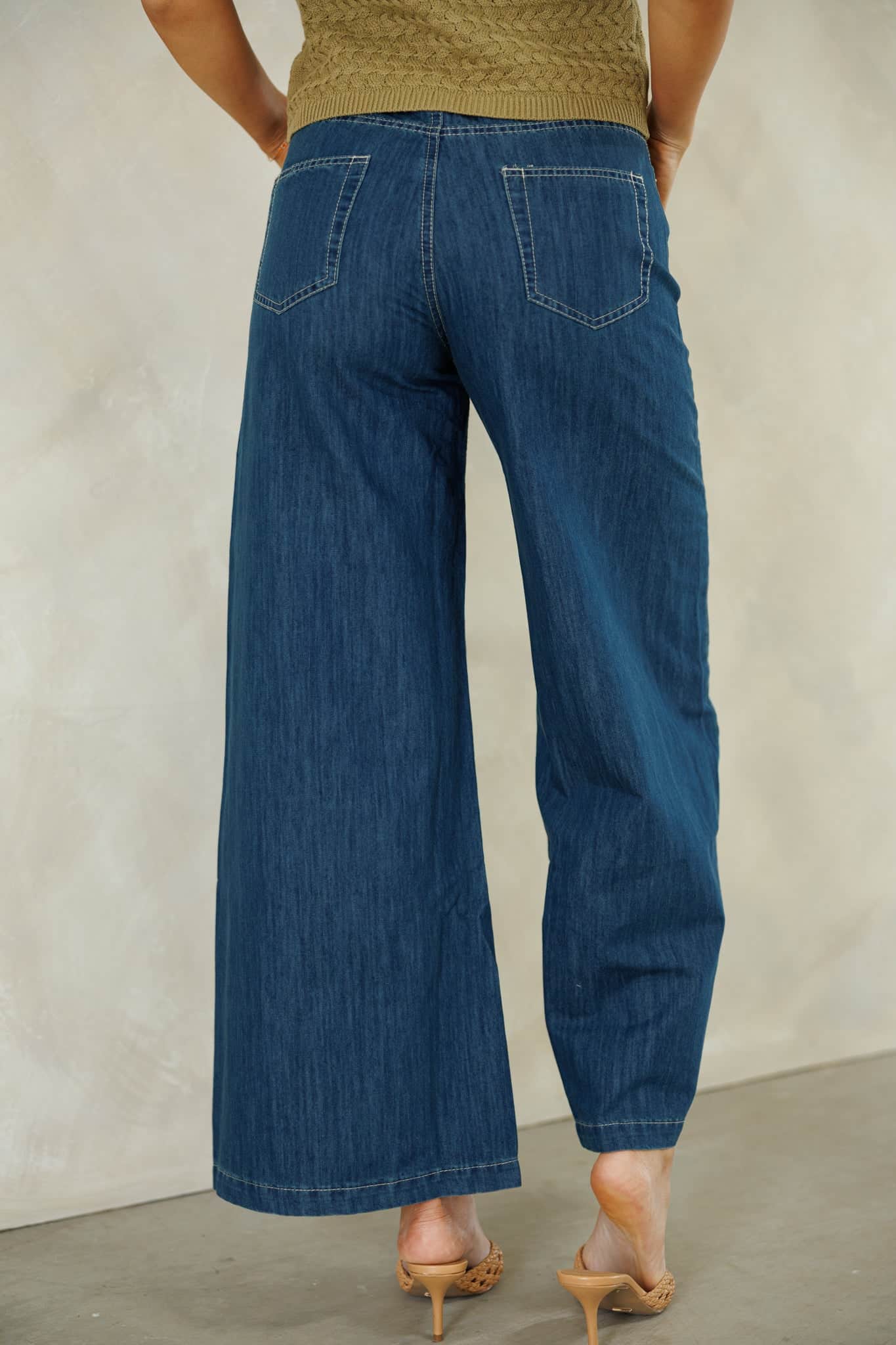 The Sofia Wide Leg Denim - Image 2