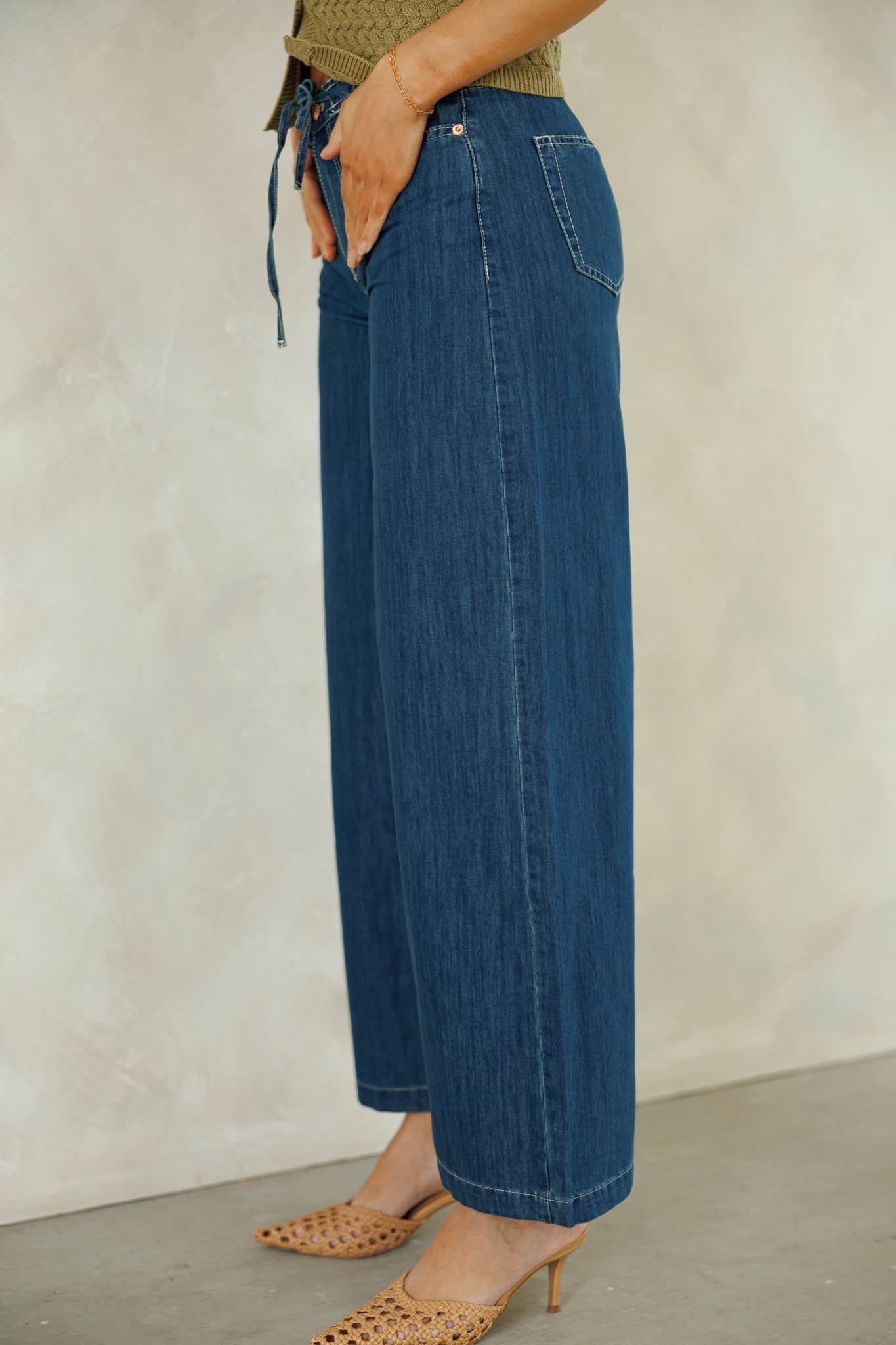The Sofia Wide Leg Denim - Image 3