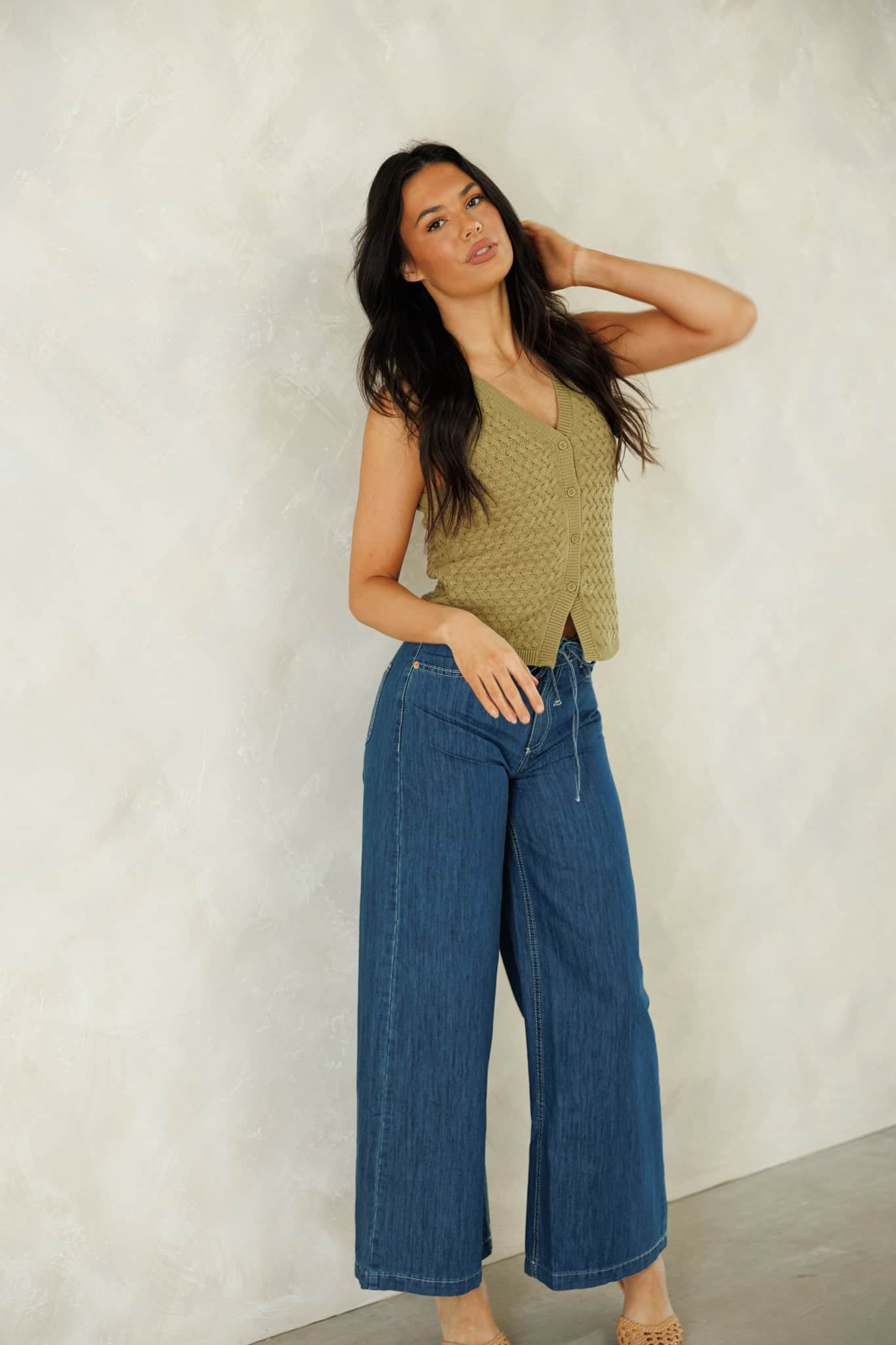 The Sofia Wide Leg Denim - Image 4