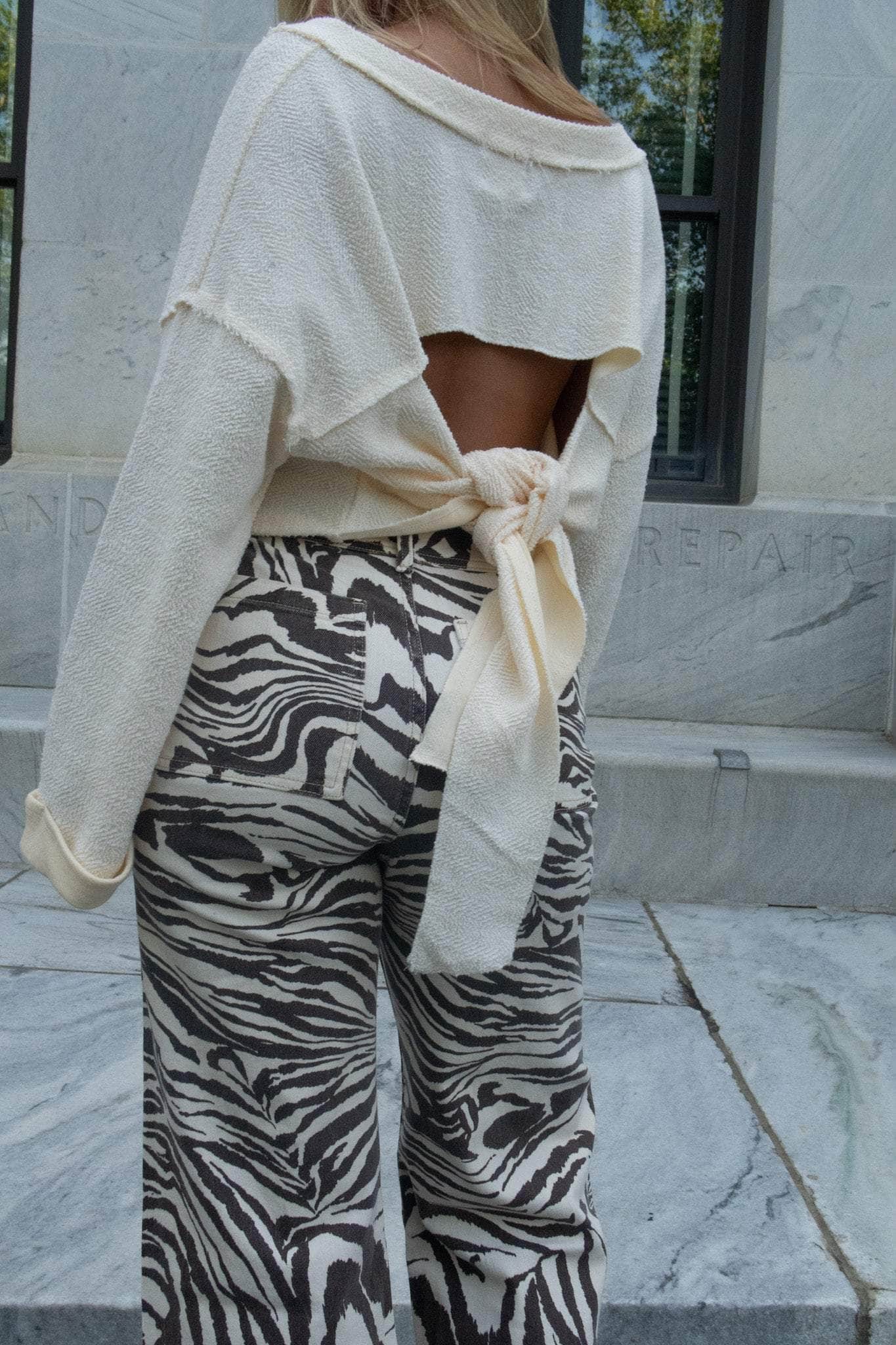 Tie Back Pullover Top - Image 6