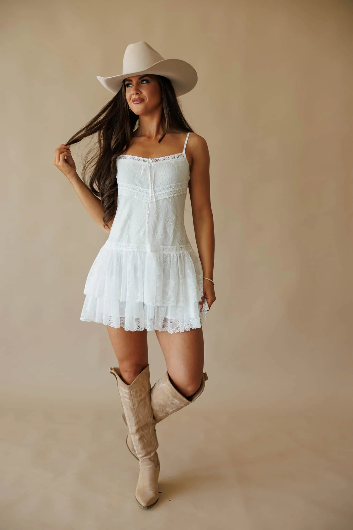 Unwritten Lace Romper - Image 7