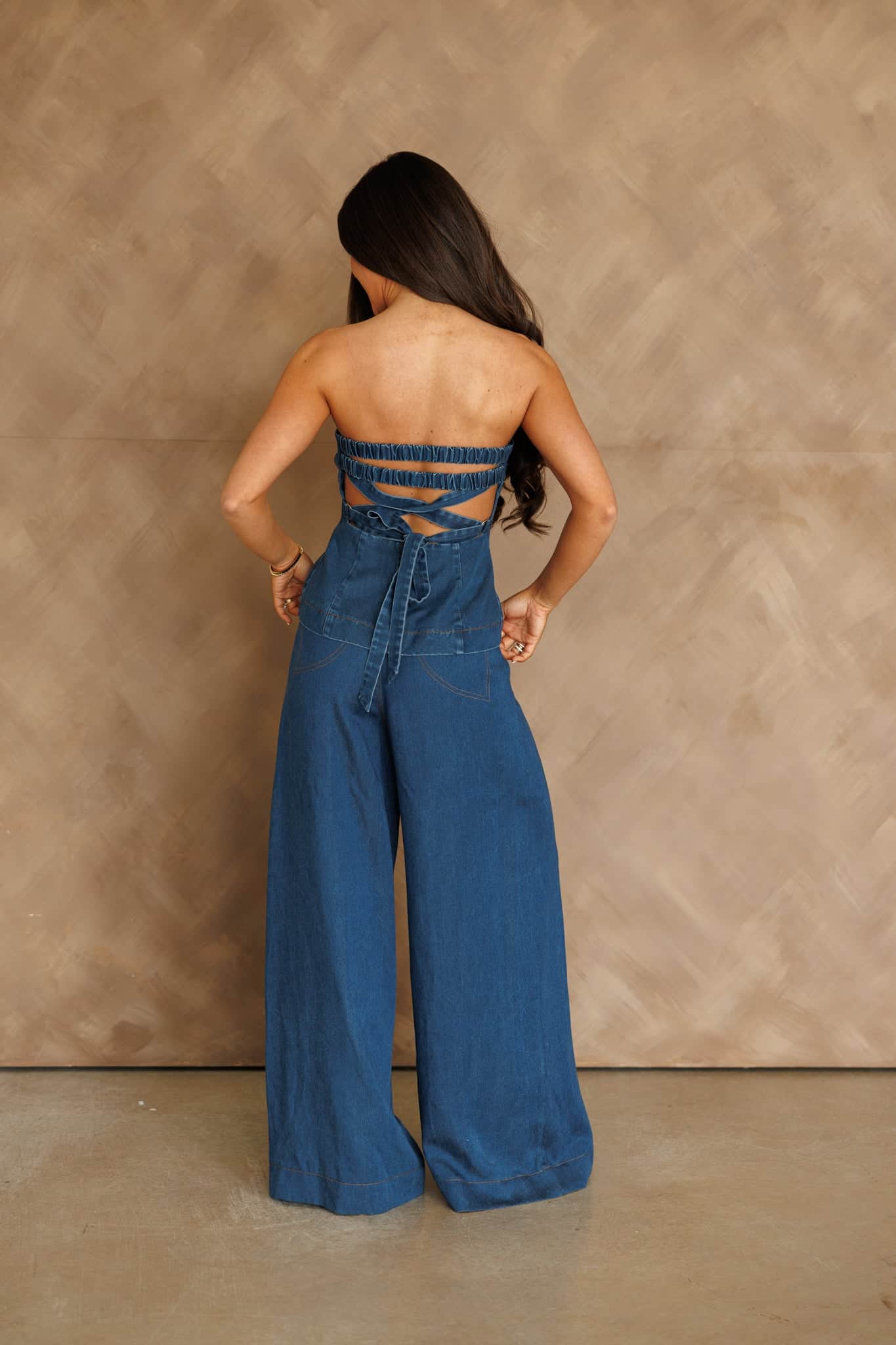 Westward Denim Tube Top - Image 5