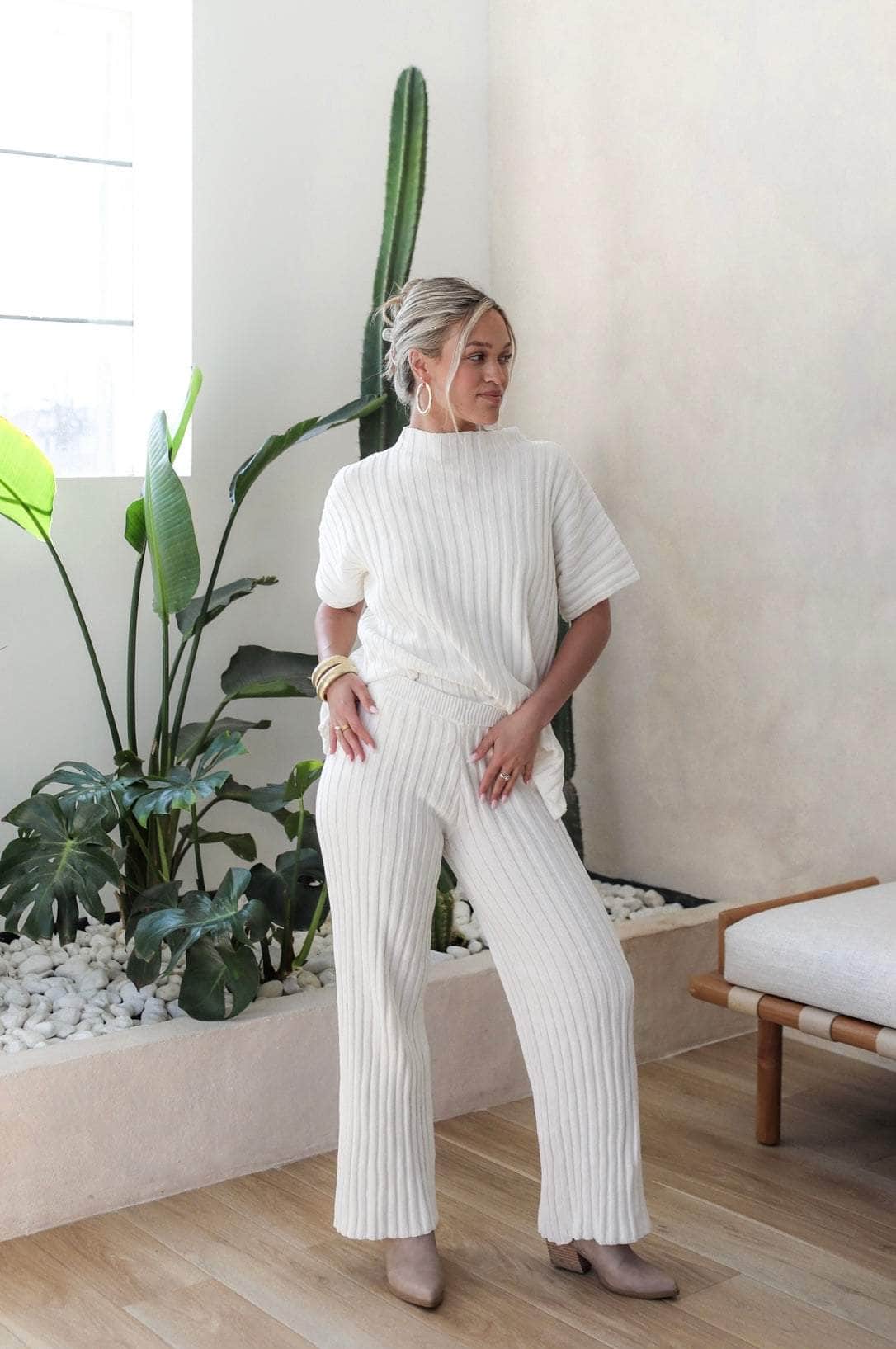 Whitehaven Ribbed Pants - Image 2